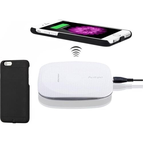 Qi Wireless Charger Pad Charging for iPhone 6/6S/6 Plus/6S Plus+Qi Receiver Phone Back Cover