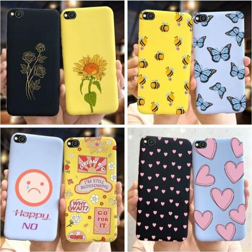 Colorful Flower Case For Xiaomi Redmi Go Phone Cover Soft Silicon Bumper for Xiaomi Redmi Go Coque Funda on RedmiGo Housing 5.0"