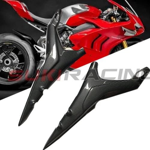 For Ducati Panigale V4 V4S 2018 2019 Carbon Color（ABS plastic）Motorcycle Seat Side Subframe Covers Panels