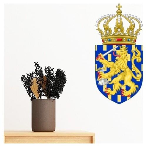 Nederlands Europe National Emblem Removable Wall Sticker Art Decals Mural DIY Wallpaper for Room Decal