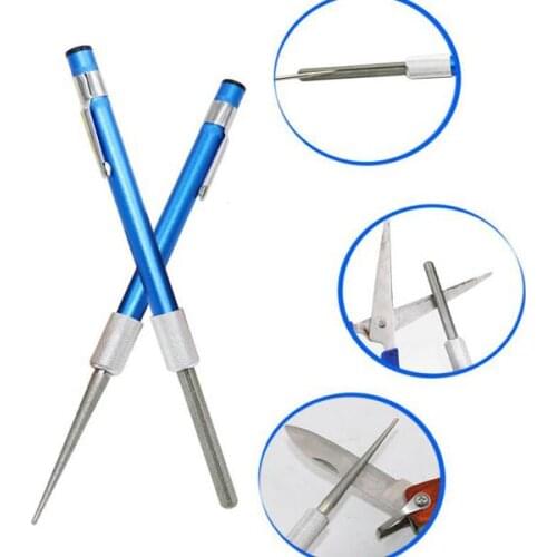 Tools Professional Knife Sharpener Pen Style Pocket Diamond Sharpener Knife Sharpeners Chisel Sharpener Grindstone Fishing Tool