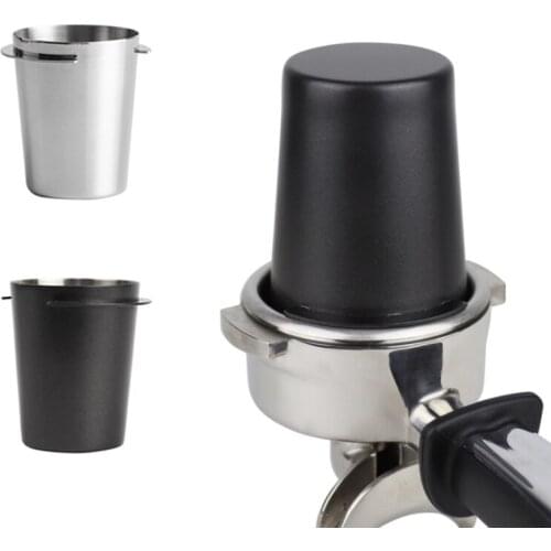 1PC Stainless Steel Coffee Dosing Cup Powder Feeder Part For 51/58mm Espresso Machine Dosing Cup Coffee Powder Cup