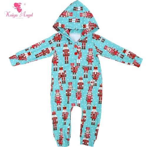 2018 Hot Baby Bodysuit Long Sleeve Mickey Christmas Jumpsuit Kaiya Angel wholesal Fall Infant Winter Fall Clothes Girls Boys Set