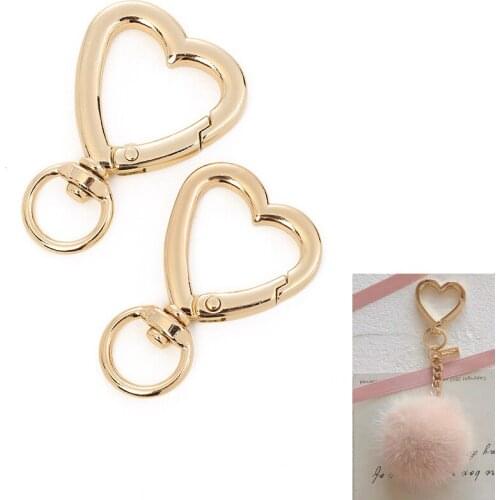 2Pcs 41/44Mm Gold/silver Metal Bags Strap Buckles Lobster Clasp Collar Carabiner Carabiner Diy Keychain Bag Part Accessories