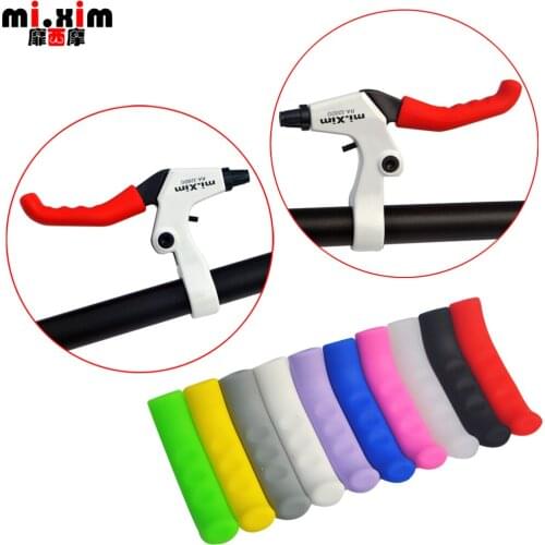 Mi.Xim MTB Bike Colorful Brake Lever Grip Cycling Brake Lever Protector Bicycle Handbrake Lever Cover for SHIMANO SRAM Giant