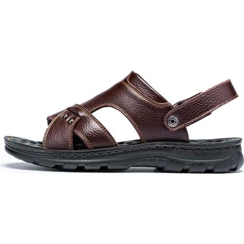 Men vietnam masculino heren sandalle uomo cuero roman for couro ritable zandalias para v ete sandali homme sandals sandals-men