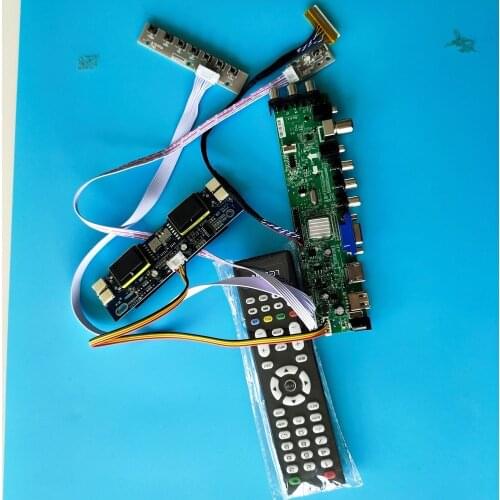 Kit For LTM220M1-L02(Glare) 30pin screen Panel digital DVB-C AV 1680X1050 4 CCFL HDMI USB LVDS controller board 22" LCD