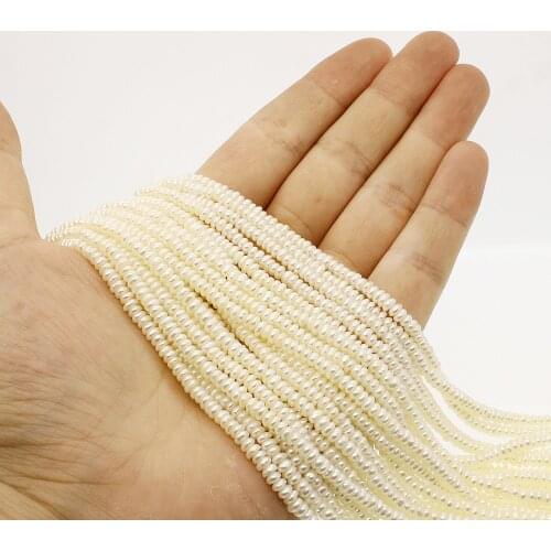 Natural Freshwater Pearl 3mm Exquisite Baroque Loose Beads Jewelry Making DIY Necklace Bracelet Earrings Jewelry Accessories