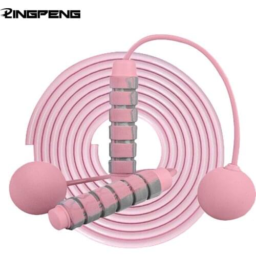 Load-bearing Portable Rope Skipping Fitness and Bodybuilding Aerobic Exercise Indoor Mute Body Shaping Skipping Rope
