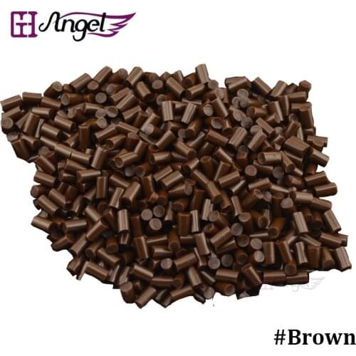 Wholesale 100g/bag ITALIAN Keratin Glue Granules/Beads/Grains for Fusion I tip U tip Human Hair Extensions Hot Melt Glue Tools