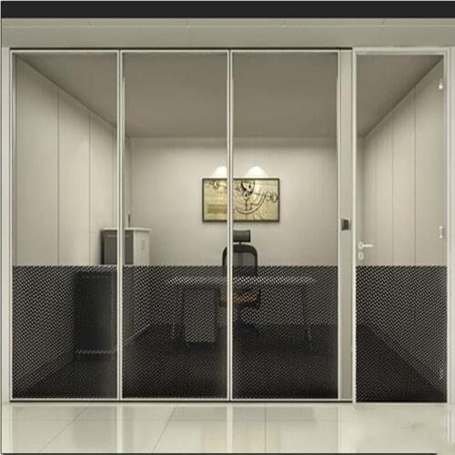 SUNICE 1.22x1/2/3/5m Black Perforated Vinyl Fly Eye Window Tint for Home Car Headlight Wrap Protection Film Privacy Mesh Film