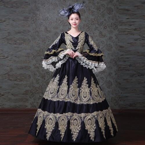 Black Gothic Medieval Renaissance Victorian Party Costumes for sale