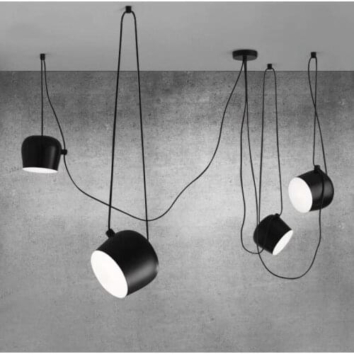 Custom Modern Spider Industrial Pendant Lights for Restaurant Modern Bedroom Kitchen Pendant Lamps E27 Fixtures LED Hanging Lamp