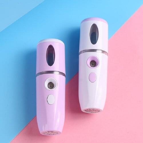 15ml Mini Portable Air Humidifier Facial Steamer Nano Mister Spray Hydrator USB Nebulizer Device Women Beauty Skin Care Tools