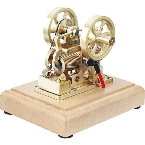 1.9cc Mini Atkinson Differential Opposed Piston Four-Stroke Gas Engine Internal Combustion Engine Model For Children Toys Gift