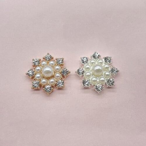 10pcs Handmade hair accessories jewelry material rhinestone flower plate diy jewelry accessories headdress diy metal accessories