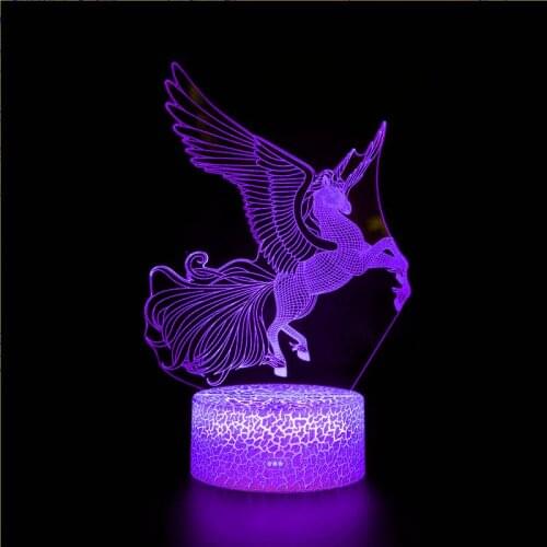 3D night light for kawaii unicorn doll with little Kelly fairy fashion surprise LED girl doll toy child Christmas birthday gift