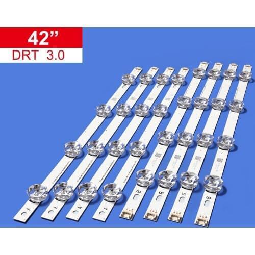 8pcs LED Backlight strip DRT 3.0 42 A/B 6916L-1956C 6916L-1957C 6916L-1709B 6916L-1710B For 42LB653V 42LF560V 42LF562V 42LF564V