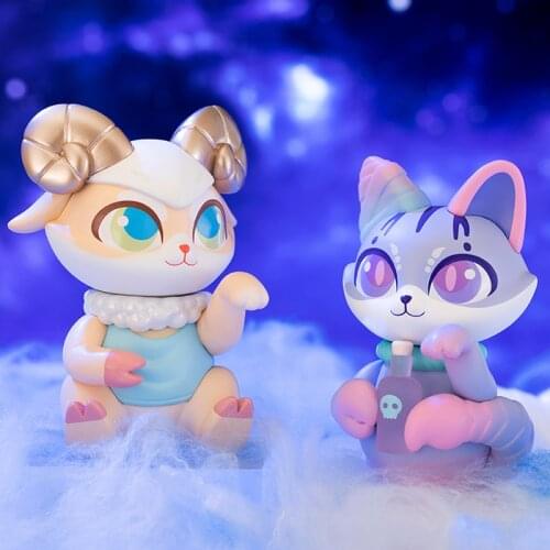 Anime CASSY Cat Constellation Original Blind Box Guess Bag Figurine Action Figure Cartoon Model Toys Doll Desktop Collection