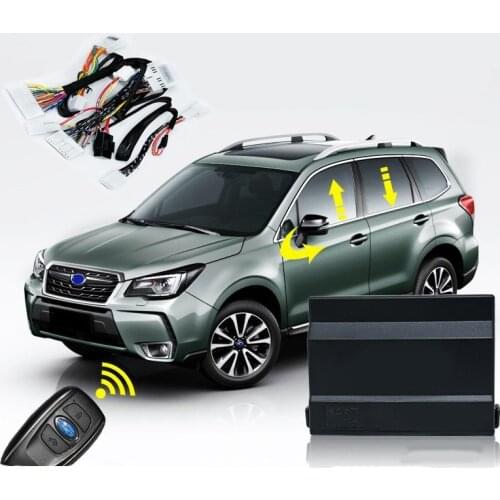 Car Automatically Window Closer Open Side Mirror Folder Folding Spread For Subaru Outback XV Forester one-button glass Smart