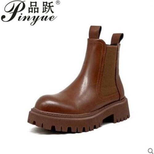 Black Ankle Boots Women Fashion Platform Gothic Shoes Short Boots Chunky Combat Boots for Women Shoes