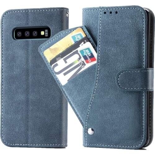 Luxury Leather Flip Wallet Phone Case For Samsung Galaxy S20 FE 5G Ultra S10e S9 Plus S8 S 20 9 360 Full Cover with Card Holder