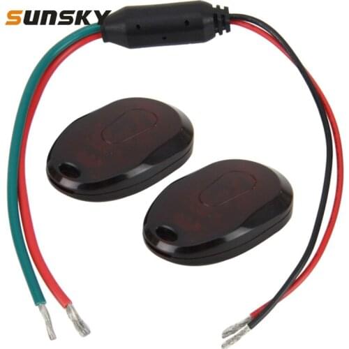 DC12-24V Motor Vehicle Anti-theft Electronic Lock with Two Remote Controls Motorcycle RF Car Immobilizer Concealed Anti Theft Re