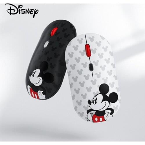 Disney Mickey Genuine 2.4G Wireless 5.0 Bluetooth 1600 DPI USB Dual-mode Silent Office Mouse Huawei MacBook Lenovo for PC Laptop