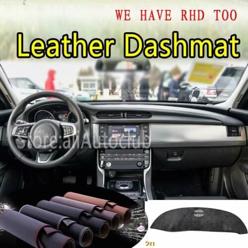 For Jaguar XF (X260)2016 2017 2018 2019 Leather Dashmat Dashboard Cover Dash SunShade Carpet Custom Car Styling LHD+RHD