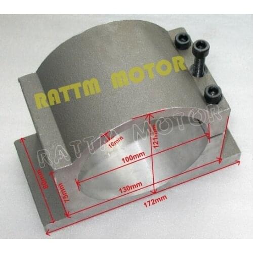 100MM DIAMETER CAST ALUMINIUM BRACKET FOR CNC ENGRAVING MILLING MACHINE SPINDLE