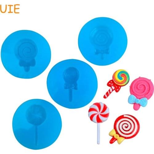 KYL087U,KYL134U,KYL135U,KYL142U Sweet Lollipop Silicone Mold - Resin Cake Decorating Bakeware Chocolate Candy Dessert Mold