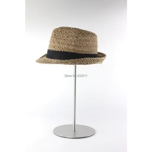 Matte Metal Hat Cap Display Rack Stainless Steel Stand Holder