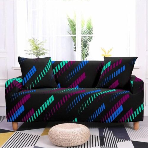 Digital Printing Soft Smooth Couch Covers for Living Room All-inclusive High Elastic Sofa Cover All-season Universal Slipcover
