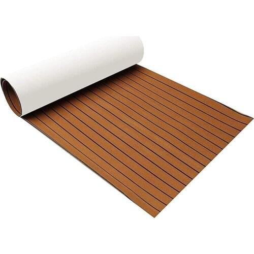 2400X450mm EVA Foam Marine Flooring Boat Decking Self Adhesive Imitation Teak Sheet Marine Floor Yacht Accessories