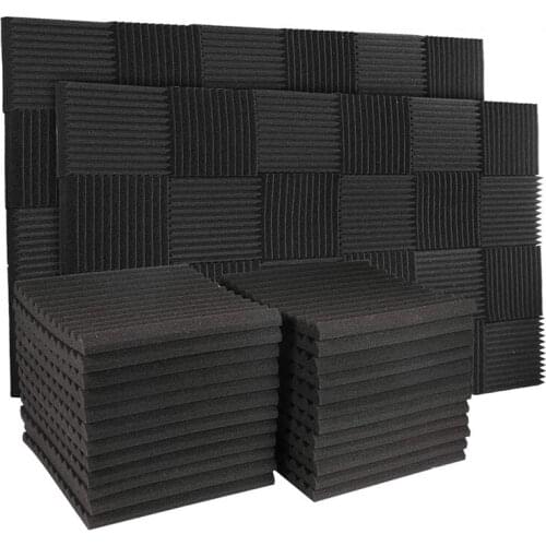 New 50Pcs 12 Slot Fire-Retardant Soundproof Cotton Sound-Absorbing Cotton Egg Cotton Sound-Absorbing Wall Panel