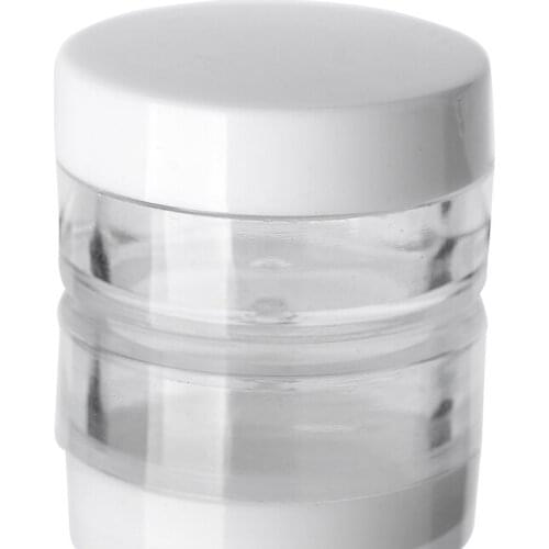 Wholesale 10ml Empty Cream Jar Tins Clear Acrylic Jars Bottles Cosmetic Package Bottles Tester Sample sack Containers