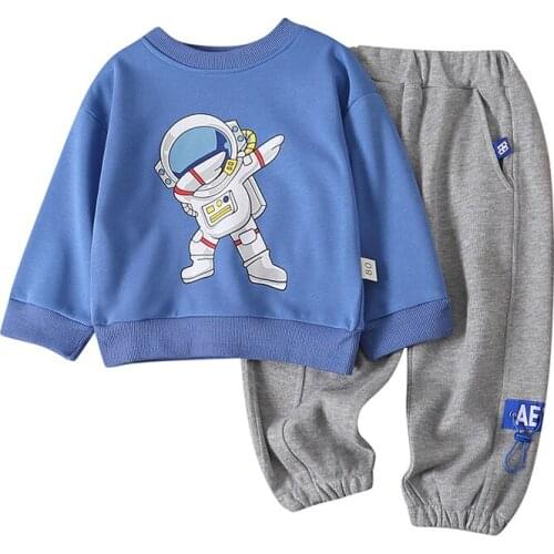 Autumn Kids Baby Boys Clothes Childrens Clothing Sets Long Sleeve Active Suits Letter Print Baby Clothes 2pcs infant Boy Set