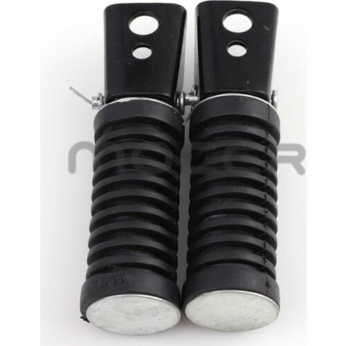 2Pcs Motorcycle Front and Rear Footrests Foot pegs For Suzuki GS125 GN125 12cm