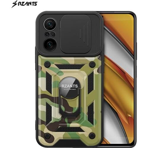 Rzants For Xiaomi POCO F3 Mi 11i Case [Jungle tank] Military Camouflage Shockproof Ring Holder Hard Casing Lens Protection Cover