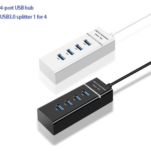 4-port USB hub usb3.0 extender splitter multi-port type-c laptop adapter one for four