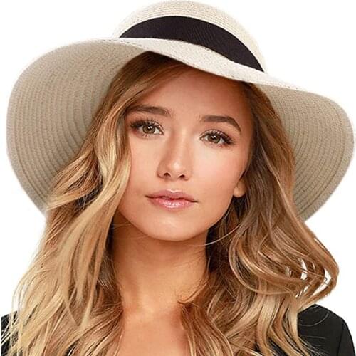 Girl Sun Caps Hot Sale High Quality Womens Sunshade Oversized Sun Hat Outdoor Summer Sunscreen Dome Beach Hat For Dropshipping