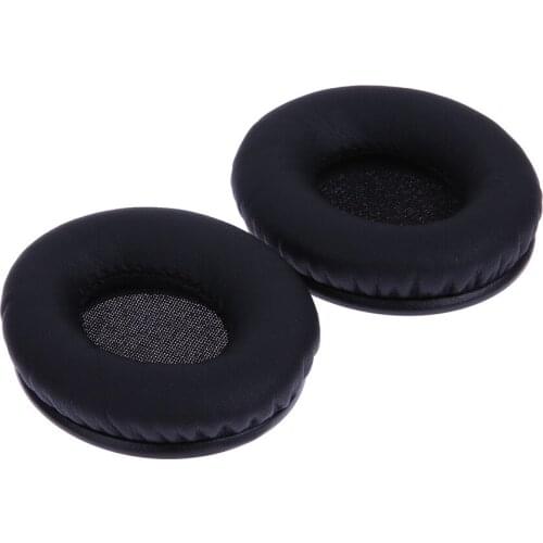 Replacement Leather Headphone Foam Ear Pads Cushion for Monster Beats By Dr Dre Solo & Solo HD Headphone Black