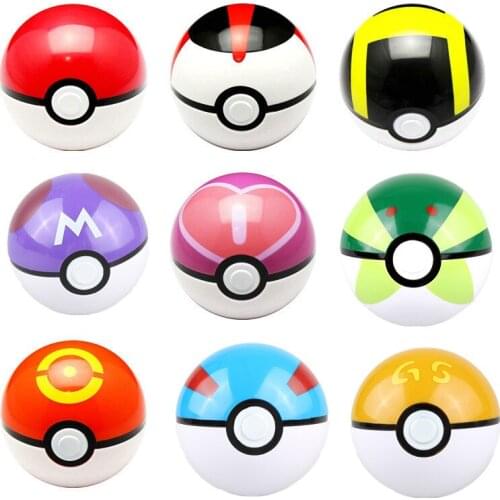 TAKARA TOMY Pokemon Pokeball Toy PVC Cute Elf Ball Dolls Action Figures Decoration Kids Gift