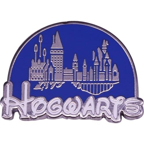 Magic castle enamel pin great wizard Badge fans flair accessories