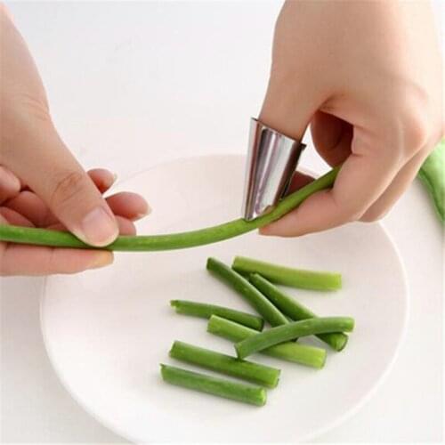 Stainless Finger Protector Creative Bean Peeling Artifact Multi-Function Broad Bean Picking Device Nut Nutcracker Sheller Opener