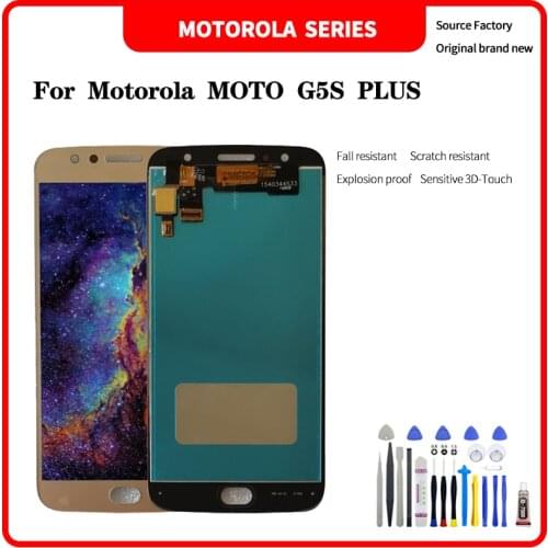 LCD For Motorola MOTO G5s plus XT1804/1806 no frame Display Touch Screen Digitizer Assembly with tools