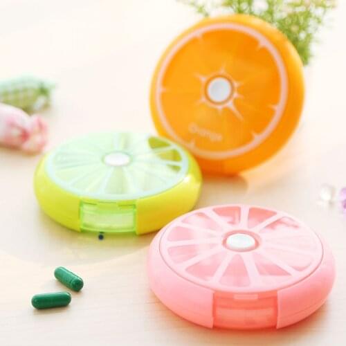1pc Portable Weekly 7 Days Pill Box Holder Medicine Storage Organizer Case Travel Pill Case Container