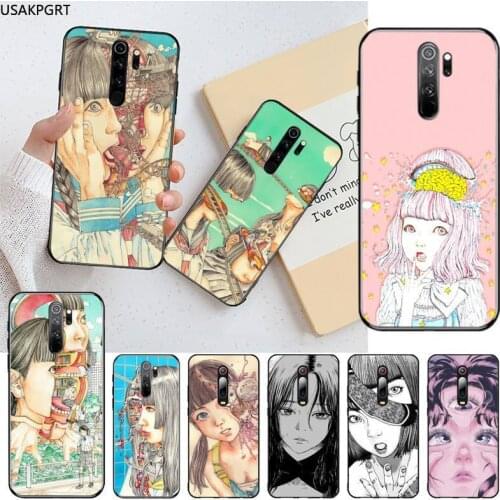 Shintaro Kago Horror Cover Couqe Phone Case for Redmi Note 9 8 8T 8A 7 6 6A Go Pro Max Redmi 9 K20 K30 Pro