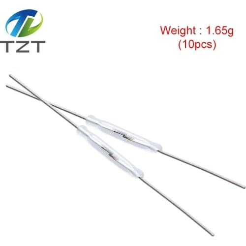 10pcs N/O Reed switch Magnetic Switch 2 * 14mm Normally Open Magnetic Induction switch For Arduino