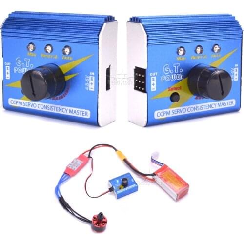 GT Power Multi Motor ESC Servo Tester CCPM 3-Channel Digita l/ Analog for R/C Plane Car Boat